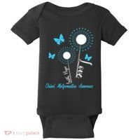 Faith Hope Love Dandelion Chiari Malformation Awareness Baby Bodysuit thumb 0