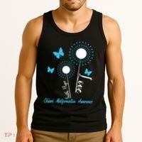 Faith Hope Love Dandelion Chiari Malformation Awareness Tank Top thumb 3