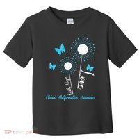 Faith Hope Love Dandelion Chiari Malformation Awareness Toddler T-Shirt thumb 0