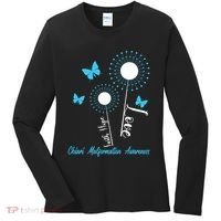 Faith Hope Love Dandelion Chiari Malformation Awareness Women's Long Sleeve Shirt thumb 0