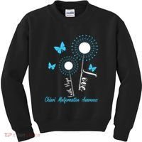 Faith Hope Love Dandelion Chiari Malformation Awareness Kids Sweatshirt thumb 0