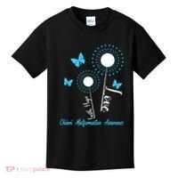 Faith Hope Love Dandelion Chiari Malformation Awareness Kids T-Shirt thumb 0