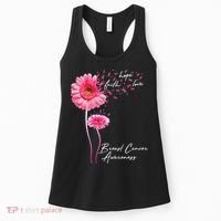 Faith Hope Love Pink Daisy Flower Breast Cancer Awareness Women's Tank Top thumb 0