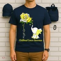 Faith Hope Love Childhood Cancer Awareness T-Shirt thumb 6