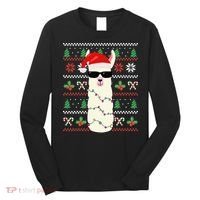 Festive Holiday Lama Sweater Festive Long Sleeve Shirt thumb 0