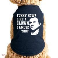 Funny How Like A Clown I Amuse You Doggie Tank thumb 0