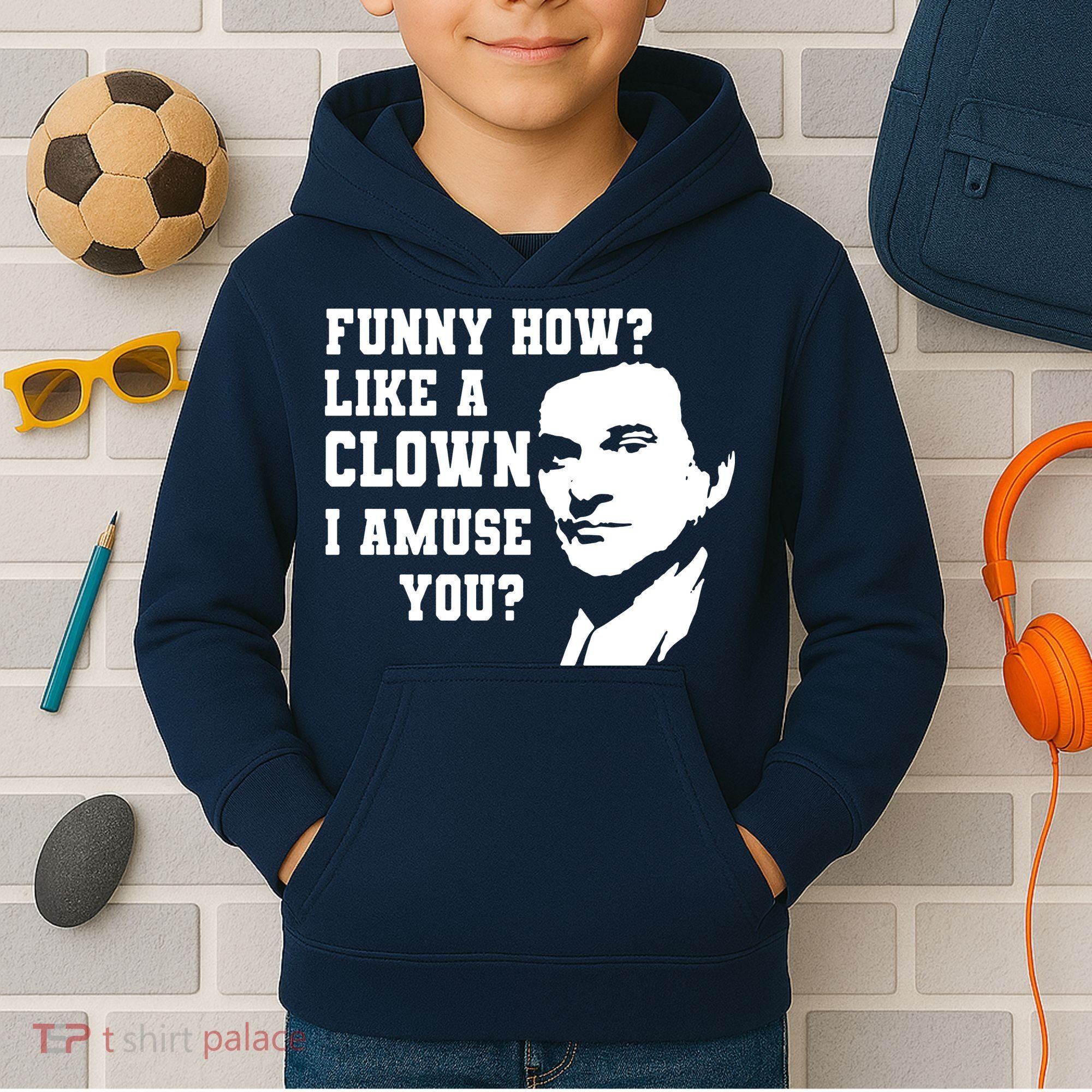 Funny How Like A Clown I Amuse You Kids Hoodie