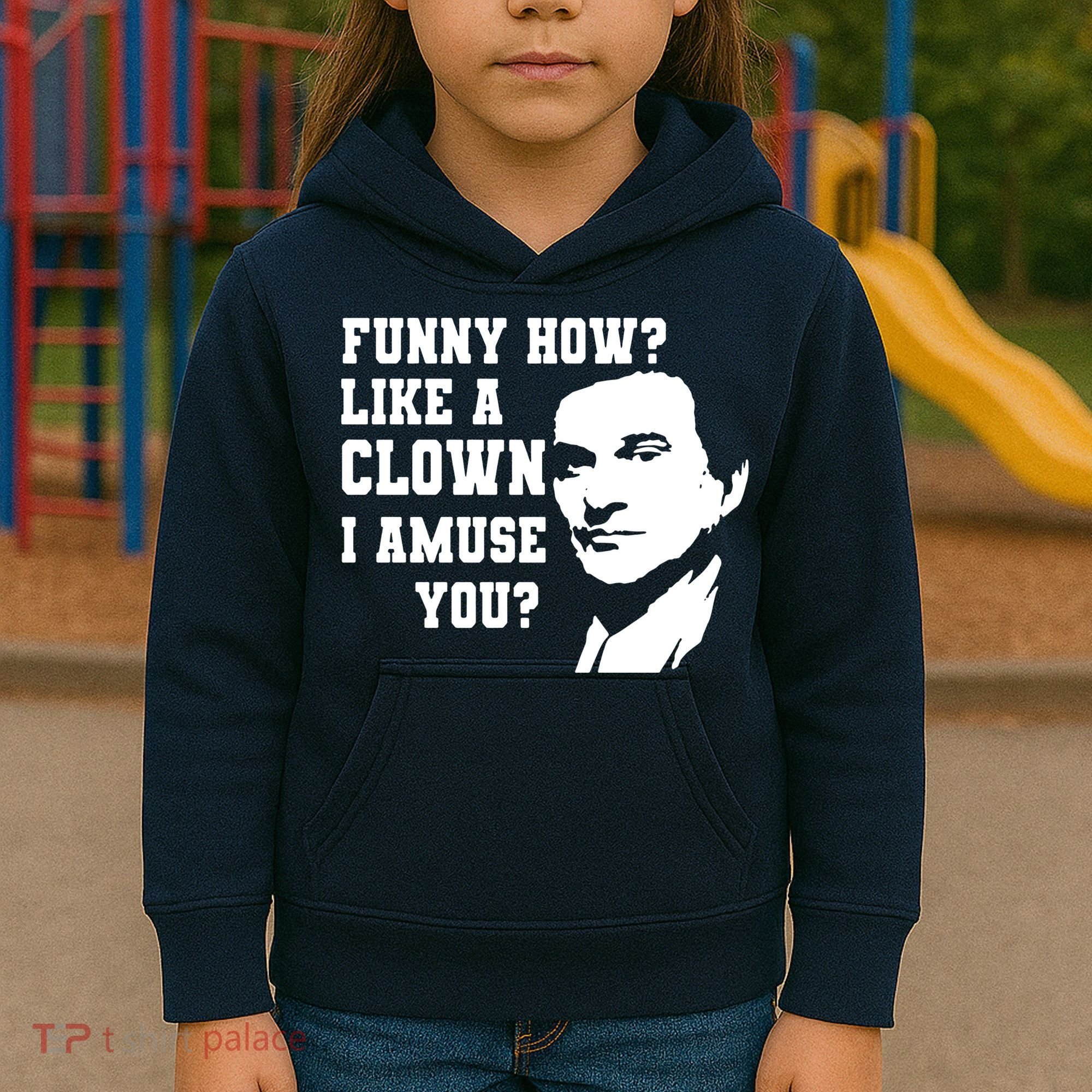 Funny How Like A Clown I Amuse You Kids Hoodie