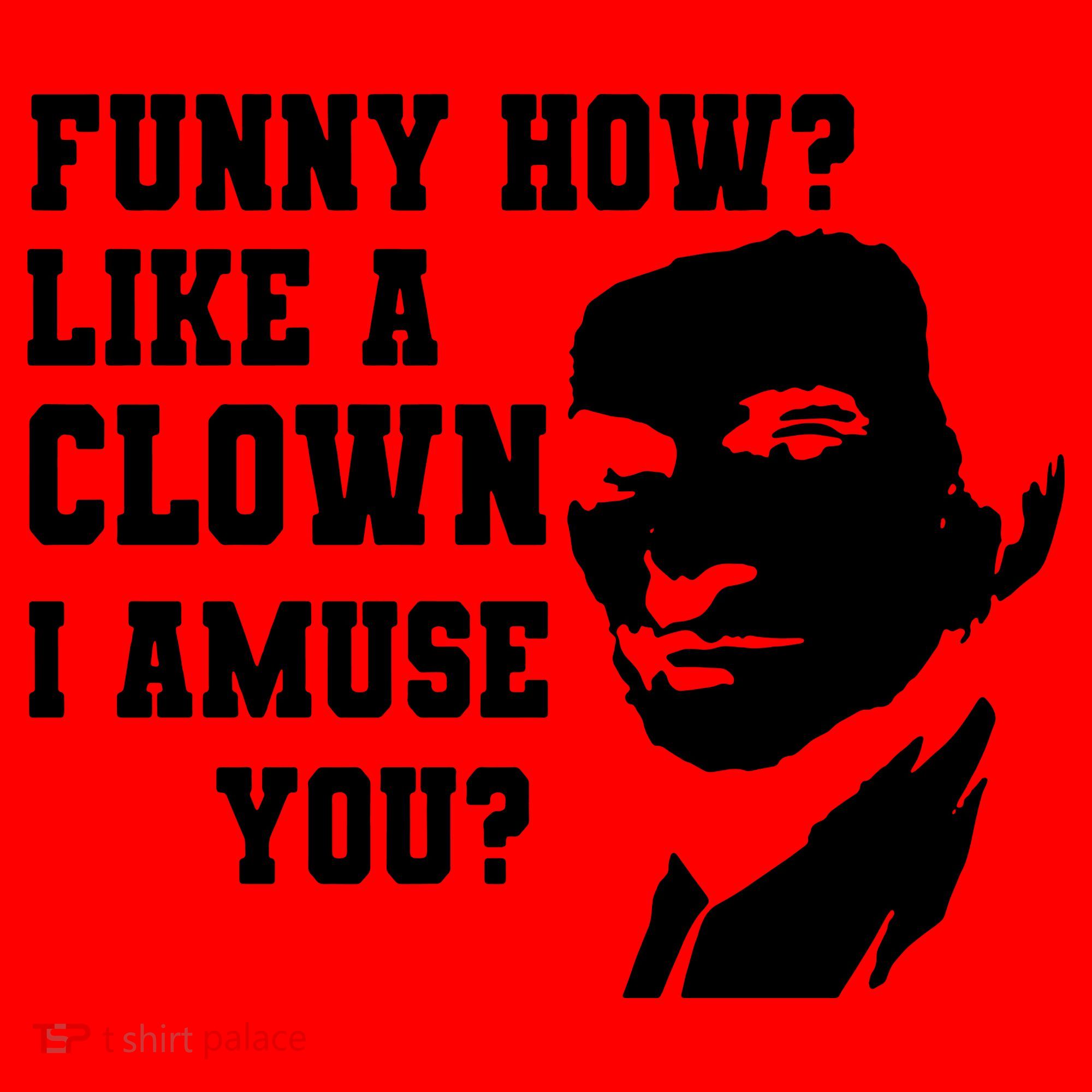 Funny How Like A Clown I Amuse You Santa Hat