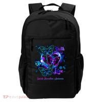 Faith Hope Love Butterfly Suicide Prevention Awareness Backpack thumb 0