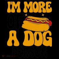 Funny Hotdog Lover I'm More A Dog Person Coffee Mug thumb 5