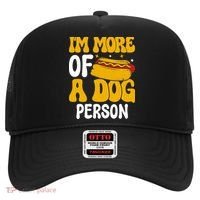 Funny Hotdog Lover I'm More A Dog Person Hat thumb 0