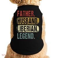 Father Husband Liberian Legend Liberia Dad Fathers Day Doggie Tank thumb 0