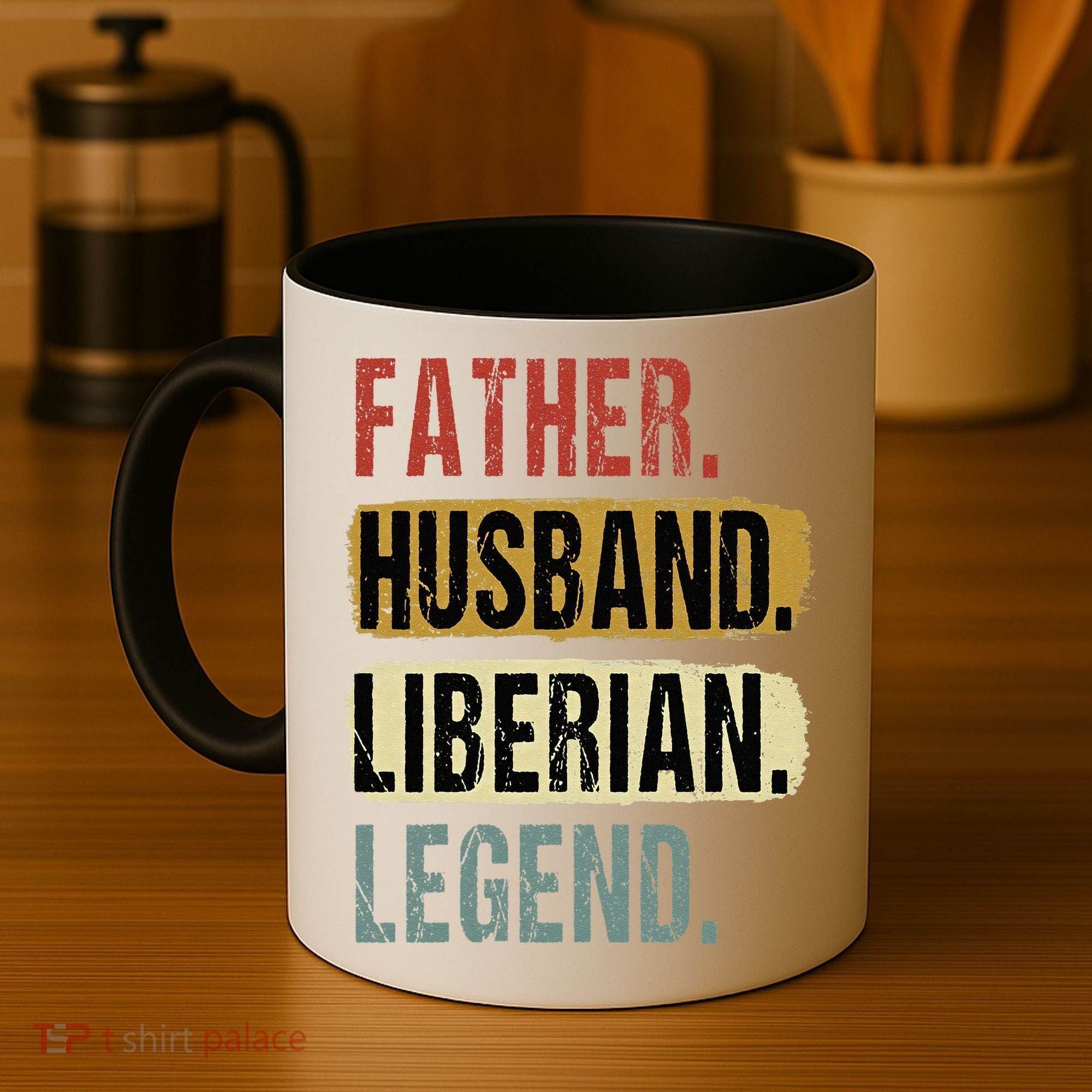 Father Husband Liberian Legend Liberia Dad Fathers Day Coffee Mug