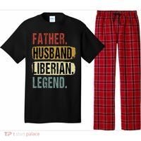Father Husband Liberian Legend Liberia Dad Fathers Day Pajama Set thumb 0