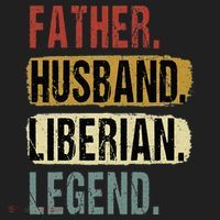 Father Husband Liberian Legend Liberia Dad Fathers Day Hat thumb 2