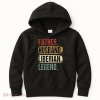 Father Husband Liberian Legend Liberia Dad Fathers Day Kids Hoodie thumb 0