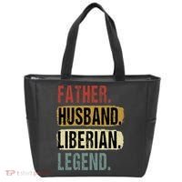 Father Husband Liberian Legend Liberia Dad Fathers Day Tote Bag thumb 0