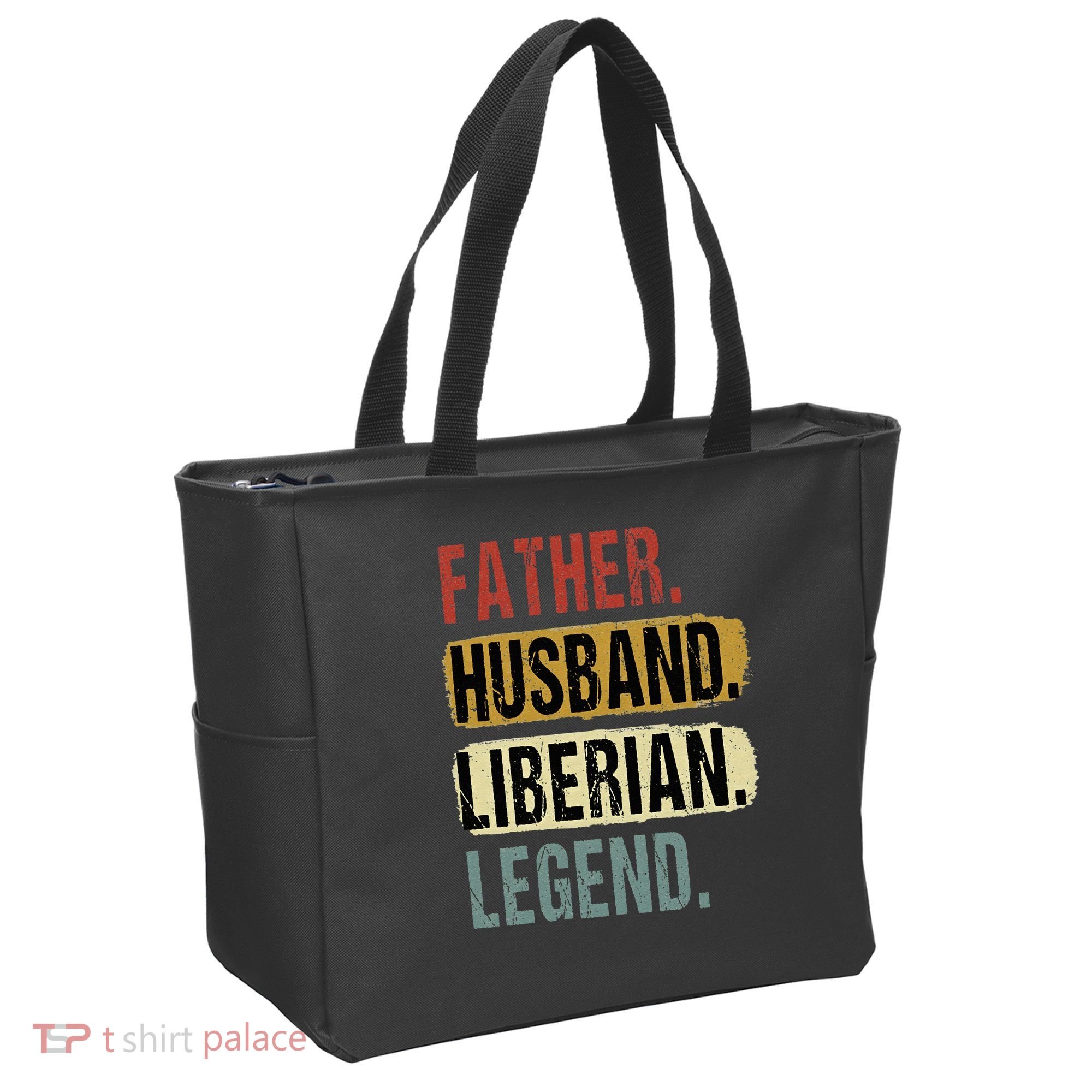 Father Husband Liberian Legend Liberia Dad Fathers Day Tote Bag
