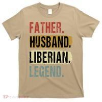 Father Husband Liberian Legend Liberia Dad Fathers Day T-Shirt thumb 0