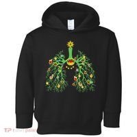 Festive Holiday Lung Ornament for Respiratory Therapists Toddler Hoodie thumb 0