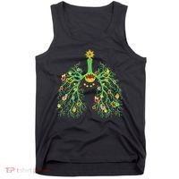 Festive Holiday Lung Ornament for Respiratory Therapists Tank Top thumb 0