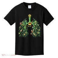 Festive Holiday Lung Ornament for Respiratory Therapists Kids T-Shirt thumb 0