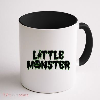 Funny Halloween Little Monster Coffee Mug back