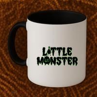Funny Halloween Little Monster Coffee Mug thumb 2