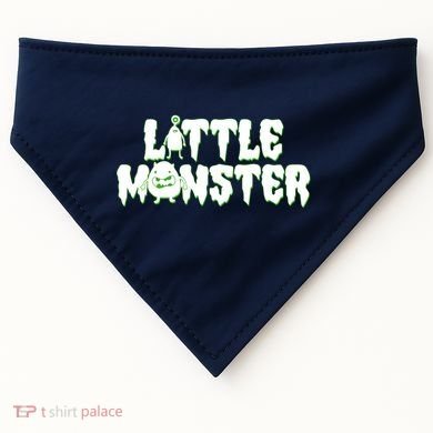 Funny Halloween Little Monster USA-Made Doggie Bandana