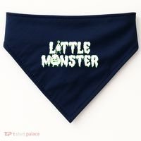 Funny Halloween Little Monster USA-Made Doggie Bandana thumb 0