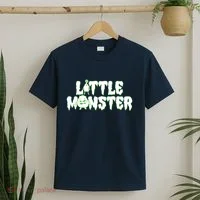 Funny Halloween Little Monster T-Shirt thumb 2