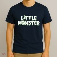 Funny Halloween Little Monster T-Shirt thumb 3