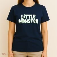 Funny Halloween Little Monster T-Shirt thumb 4