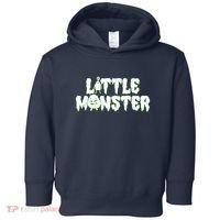 Funny Halloween Little Monster Toddler Hoodie thumb 0