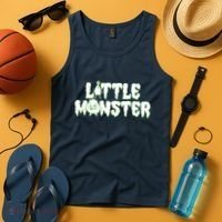 Funny Halloween Little Monster Tank Top thumb 4
