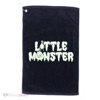 Funny Halloween Little Monster Golf Towel thumb 0