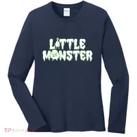 Funny Halloween Little Monster Women's Long Sleeve Shirt thumb 0