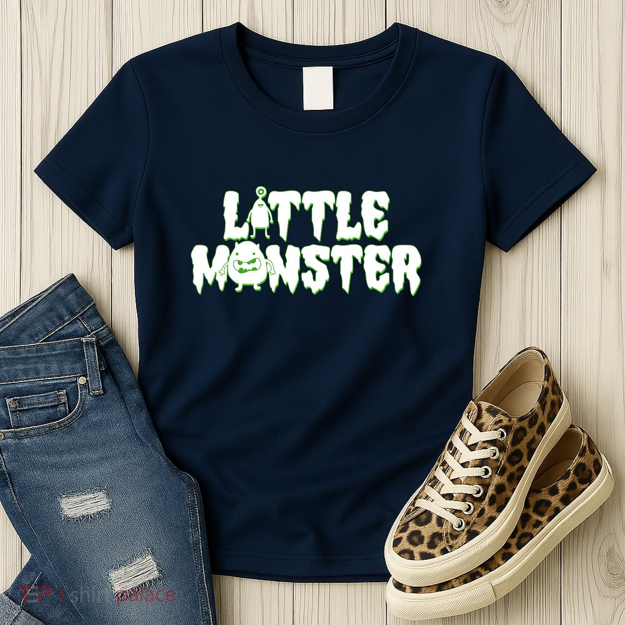 Funny Halloween Little Monster Women's T-Shirt