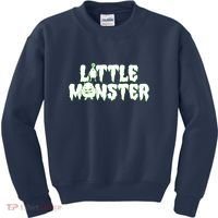 Funny Halloween Little Monster Kids Sweatshirt thumb 0