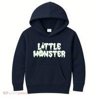 Funny Halloween Little Monster Kids Hoodie thumb 0