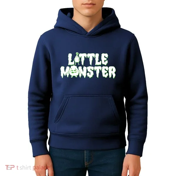Funny Halloween Little Monster Kids Hoodie