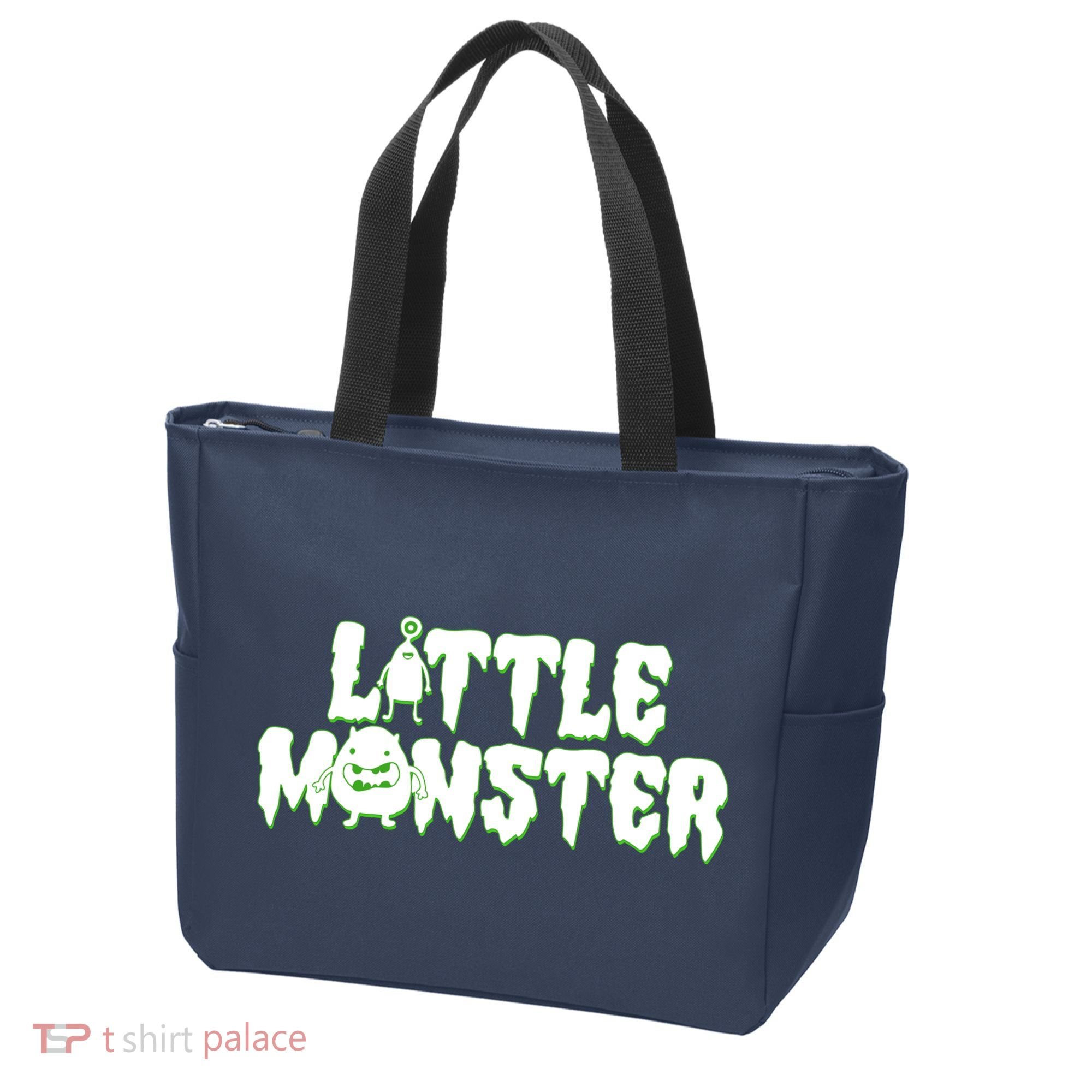 Funny Halloween Little Monster Tote Bag
