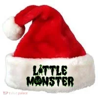 Funny Halloween Little Monster Santa Hat thumb 0