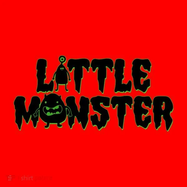 Funny Halloween Little Monster Santa Hat