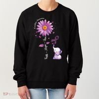 Faith Hope Love Sunflower Elephant Overdose Awareness Women's Sweatshirt thumb 0