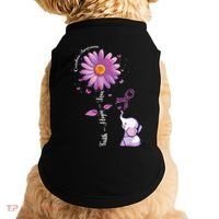 Faith Hope Love Sunflower Elephant Overdose Awareness Doggie Tank thumb 0