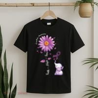 Faith Hope Love Sunflower Elephant Overdose Awareness T-Shirt thumb 2