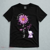 Faith Hope Love Sunflower Elephant Overdose Awareness T-Shirt thumb 5