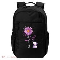 Faith Hope Love Sunflower Elephant Overdose Awareness Backpack thumb 0